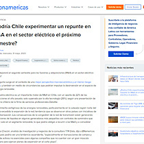Podra Chile experimentar un repunte en M&A en el sector elctrico el prximo semestre?